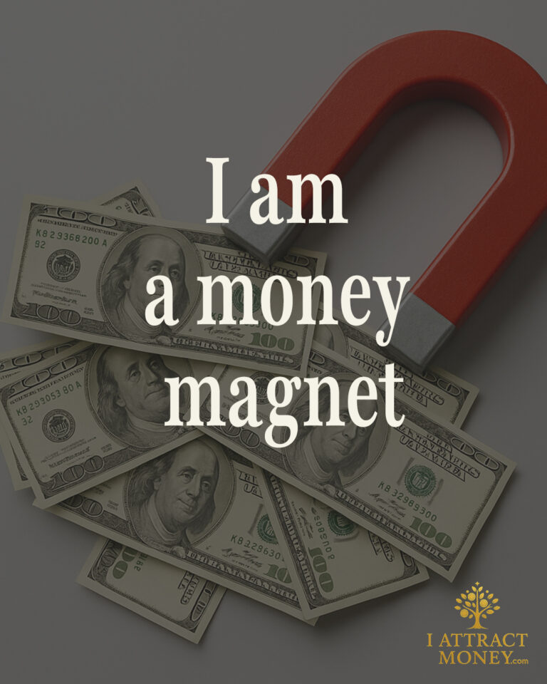 I am a money magnet.