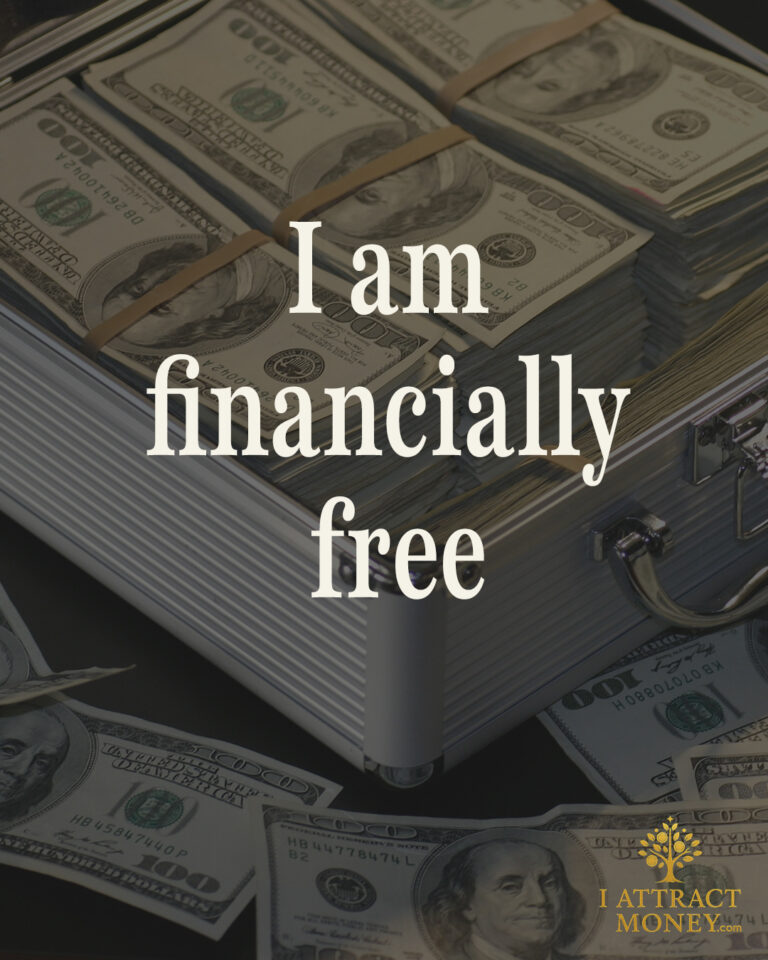 I am financially free.