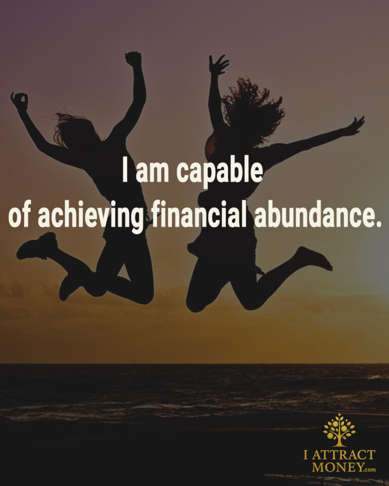 I am capable of achieving my financial goals.