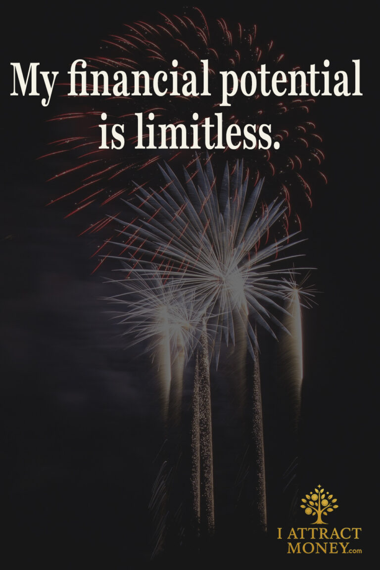 Daily Money Affirmation – My financial potential is limitless