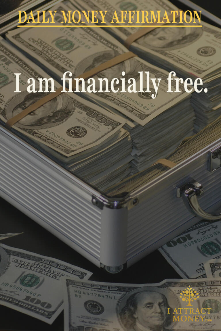 Daily Money Affirmation - I am financially free