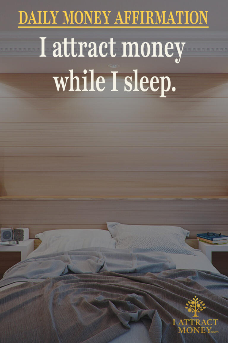 Daily Money Affirmation - I attract money while I sleep