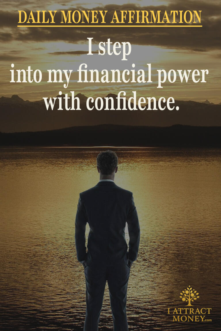 Daily Money Affirmation - I step into my financial power with confidence