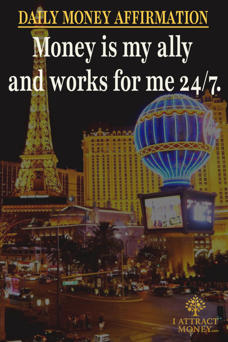 Daily Money Affirmation - Money is my ally and works for me 24 7