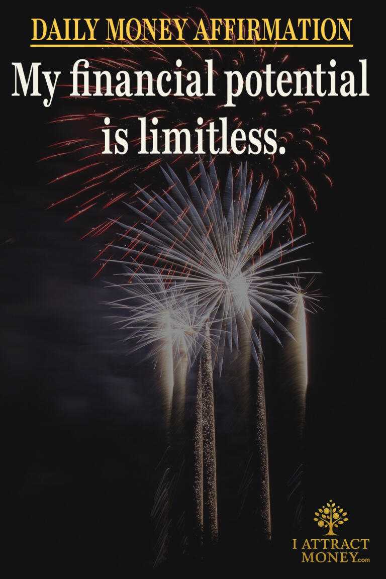 Daily Money Affirmation - My financial potential is limitless