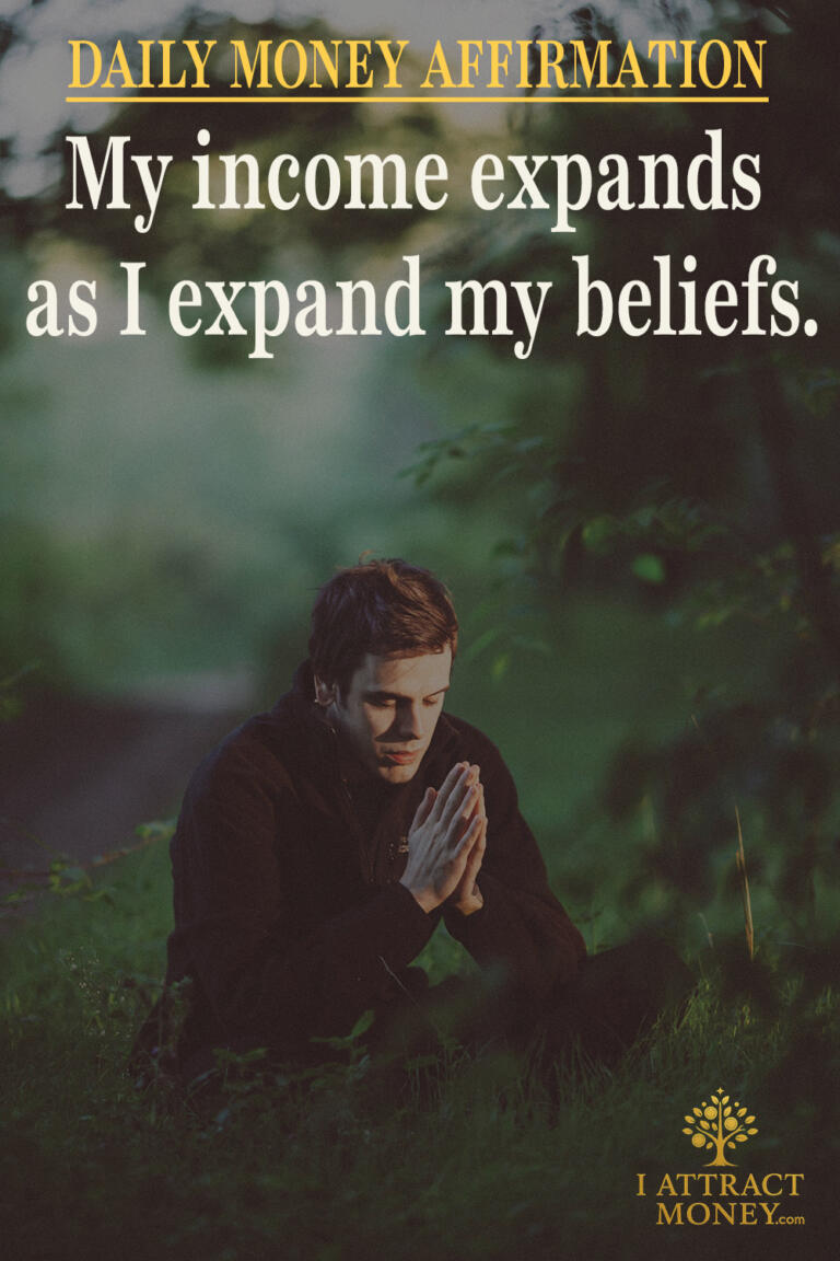 Daily Money Affirmation - My income expands as I expand my beliefs